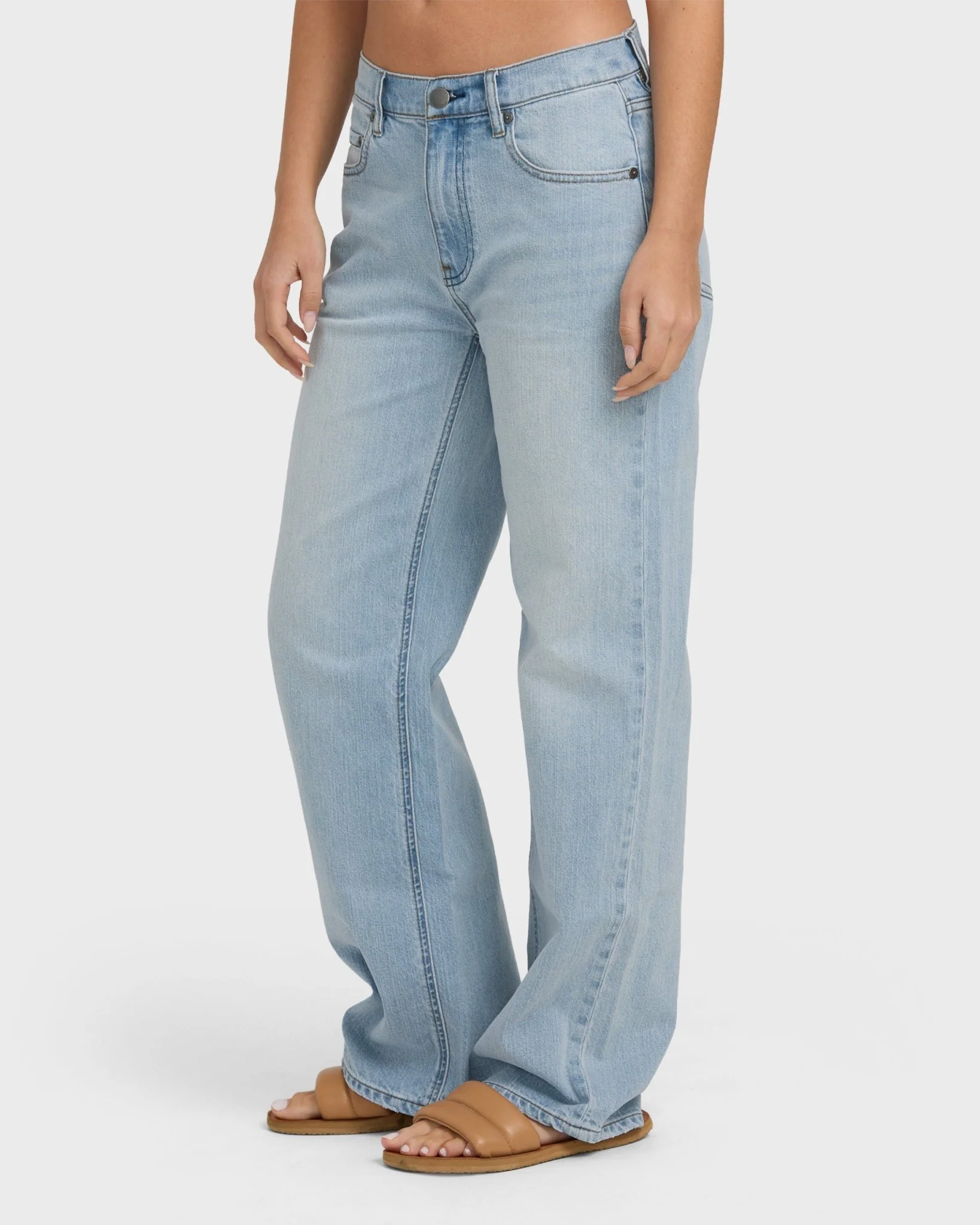 Billabong Women's Shifter Straight Leg Denim Pant - Image 3