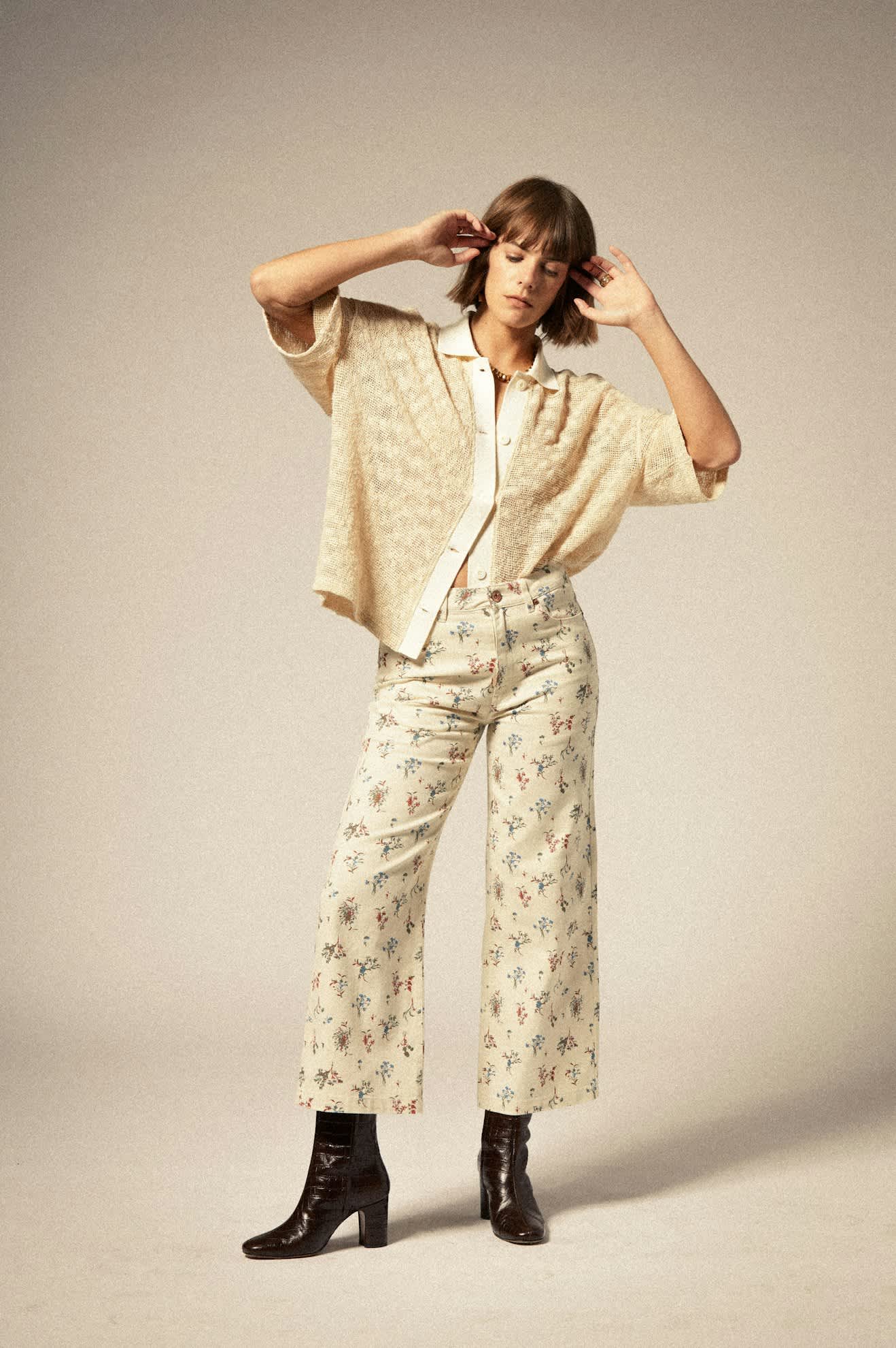Brixton Margo Cropped 5 Pocket Pant - Image 3