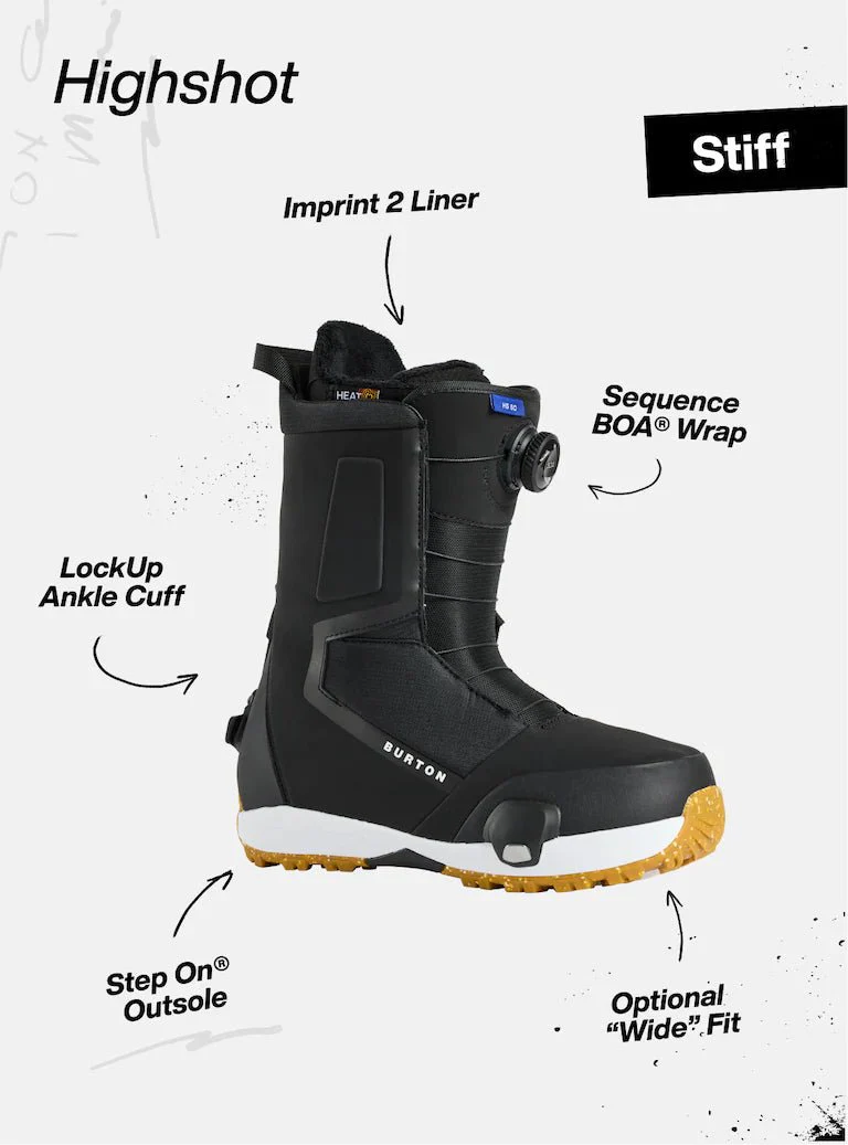 Burton Men's Highshot Step On Snowboard Boots 2026 - Image 5