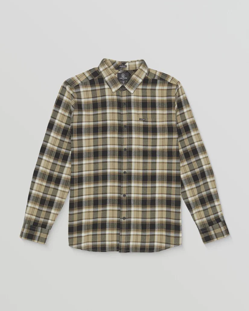 Volcom Caden Plaid Long Sleeve Shirt - Image 3