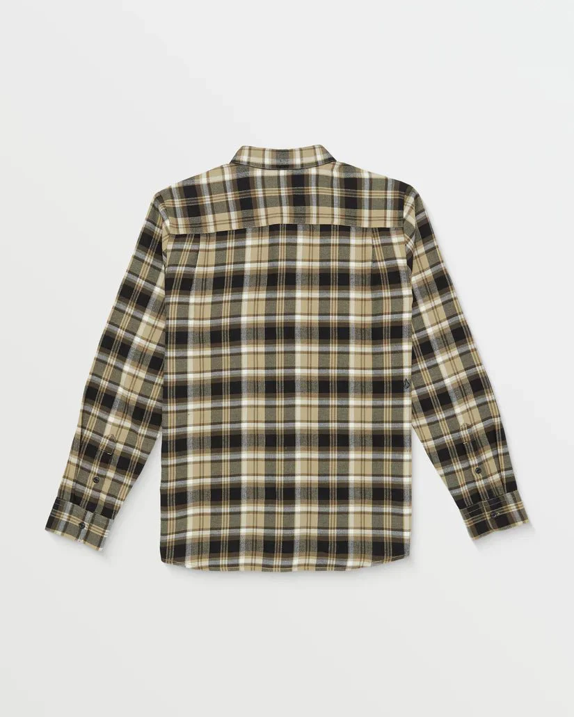 Volcom Caden Plaid Long Sleeve Shirt - Image 4