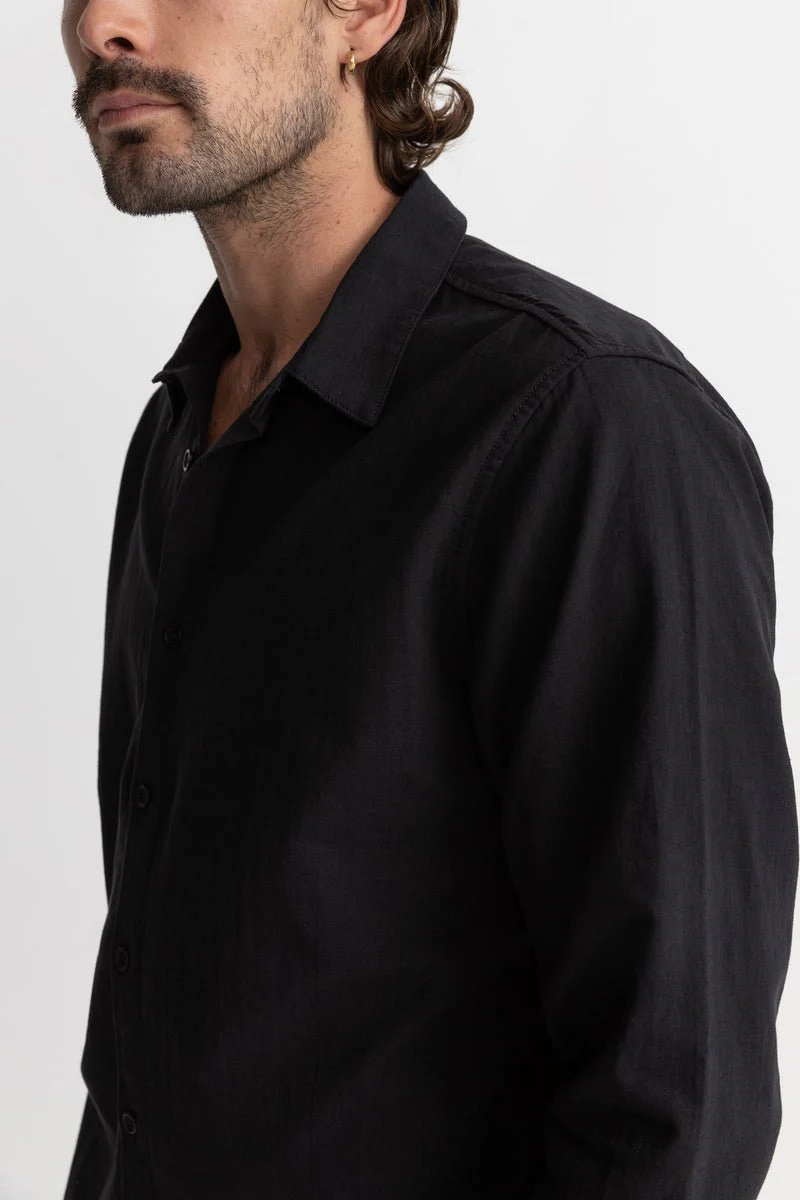 Rhythm Classic Linen LS Shirt - Image 10