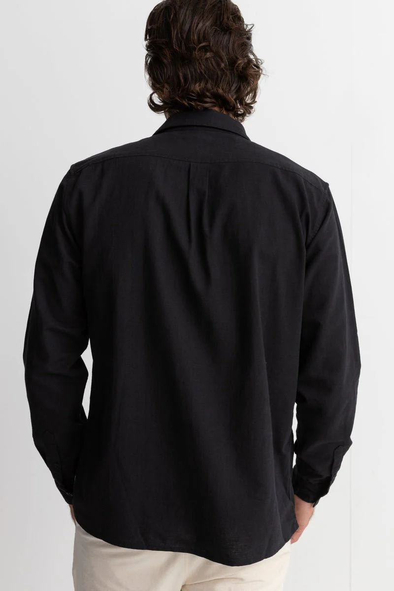 Rhythm Classic Linen LS Shirt - Image 11