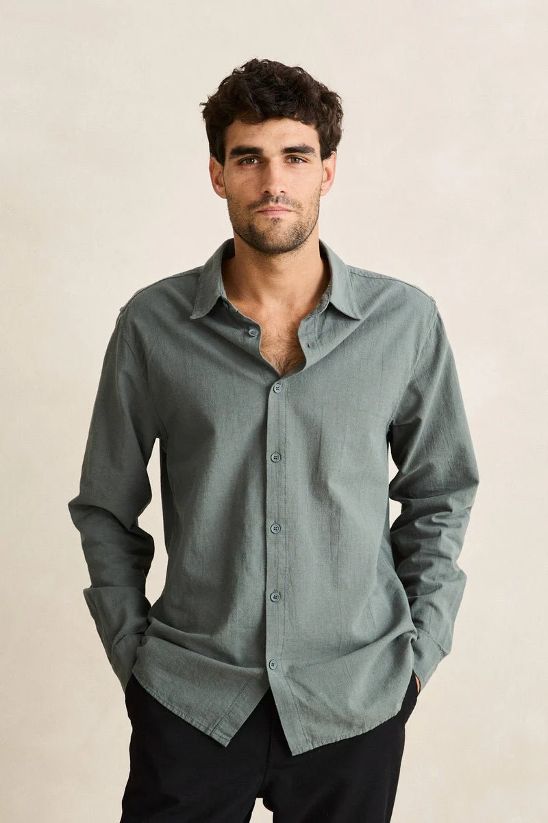 Rhythm Classic Linen LS Shirt - Image 14