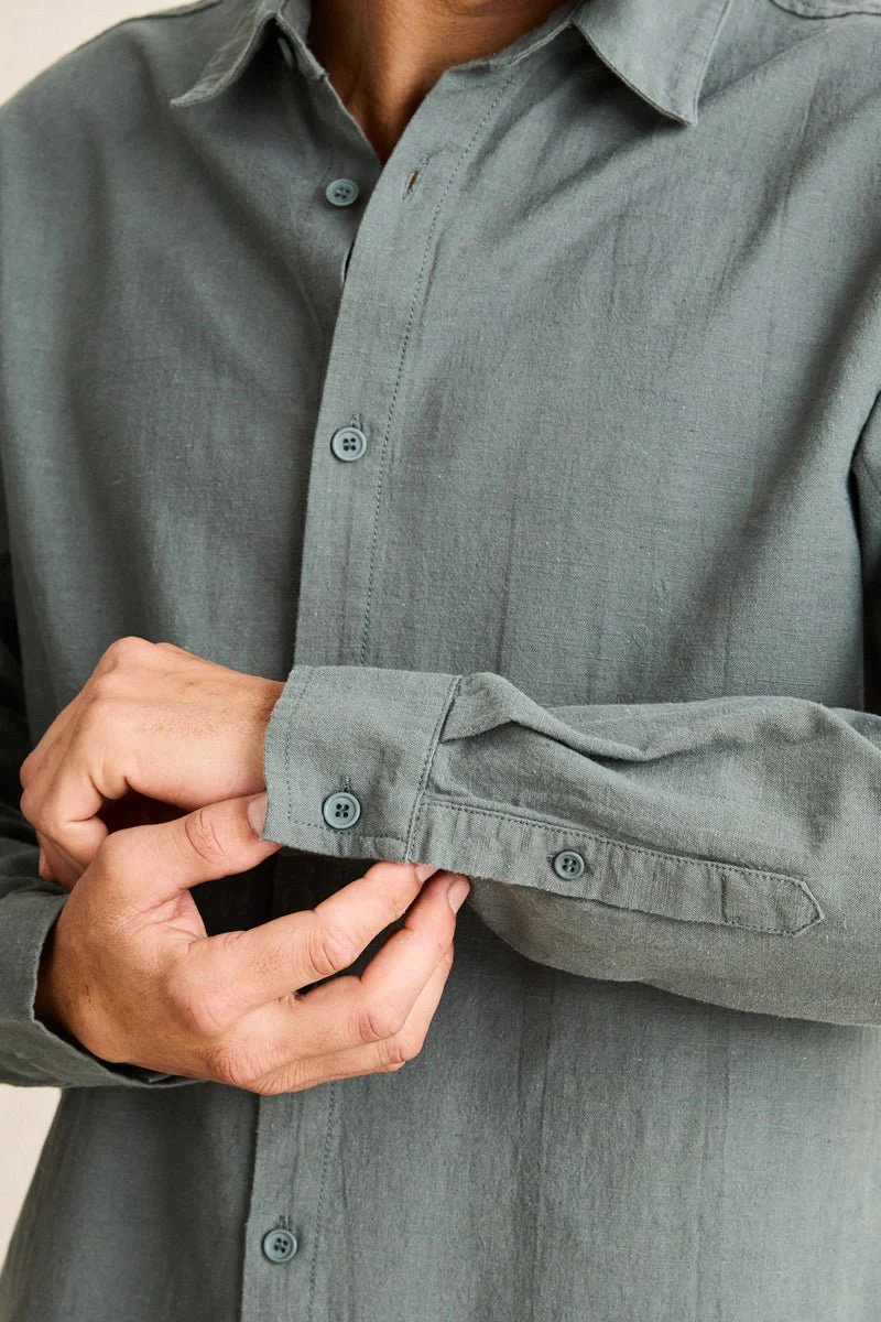 Rhythm Classic Linen LS Shirt - Image 15