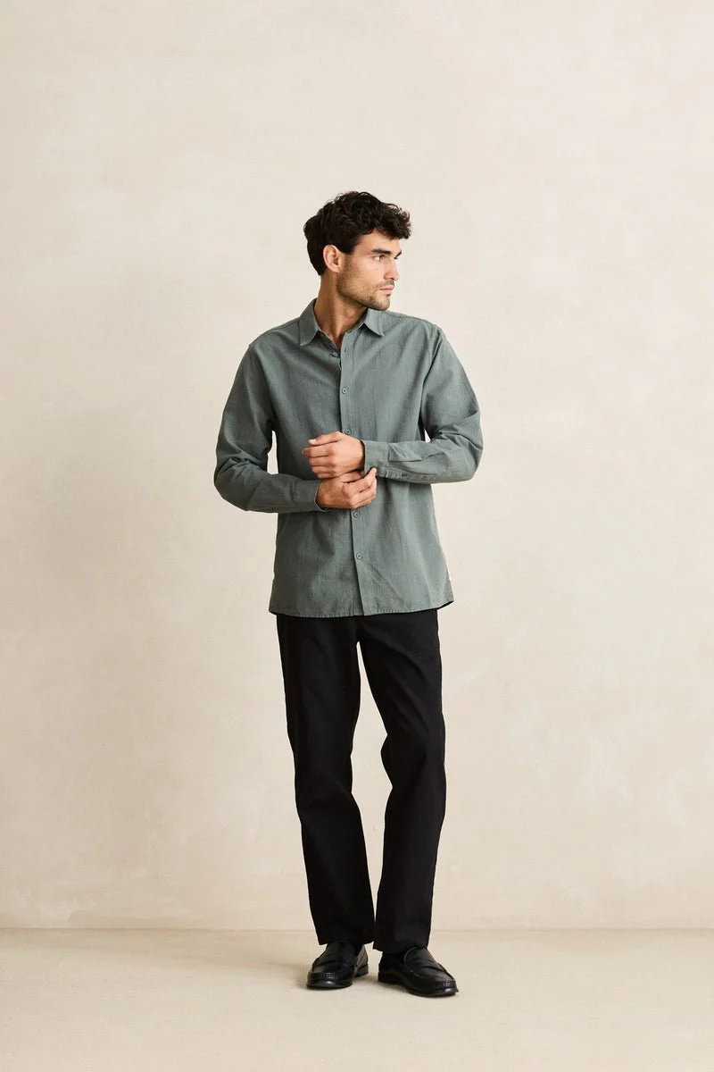 Rhythm Classic Linen LS Shirt - Image 17