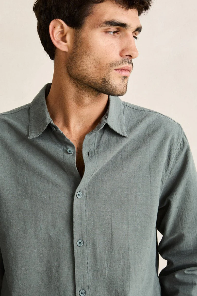Rhythm Classic Linen LS Shirt - Image 19