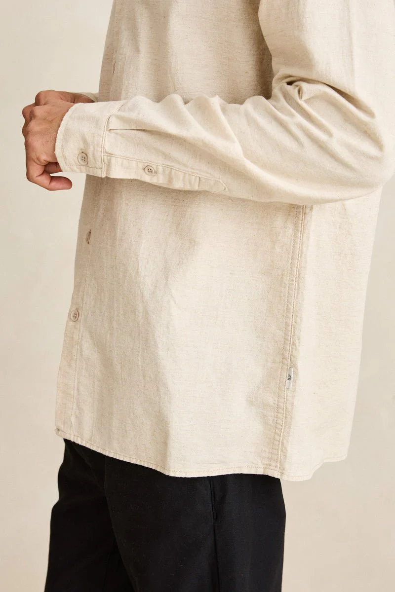 Rhythm Classic Linen LS Shirt - Image 6