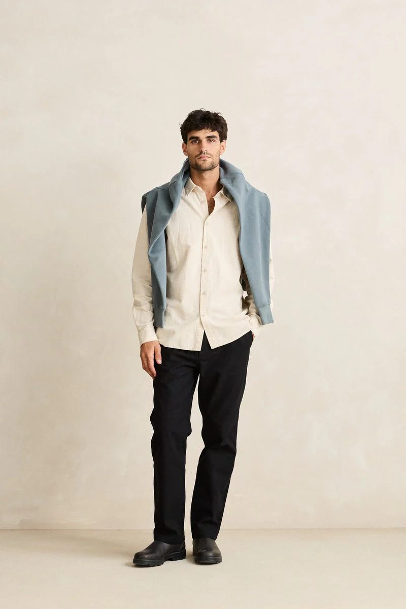 Rhythm Classic Linen LS Shirt - Image 7