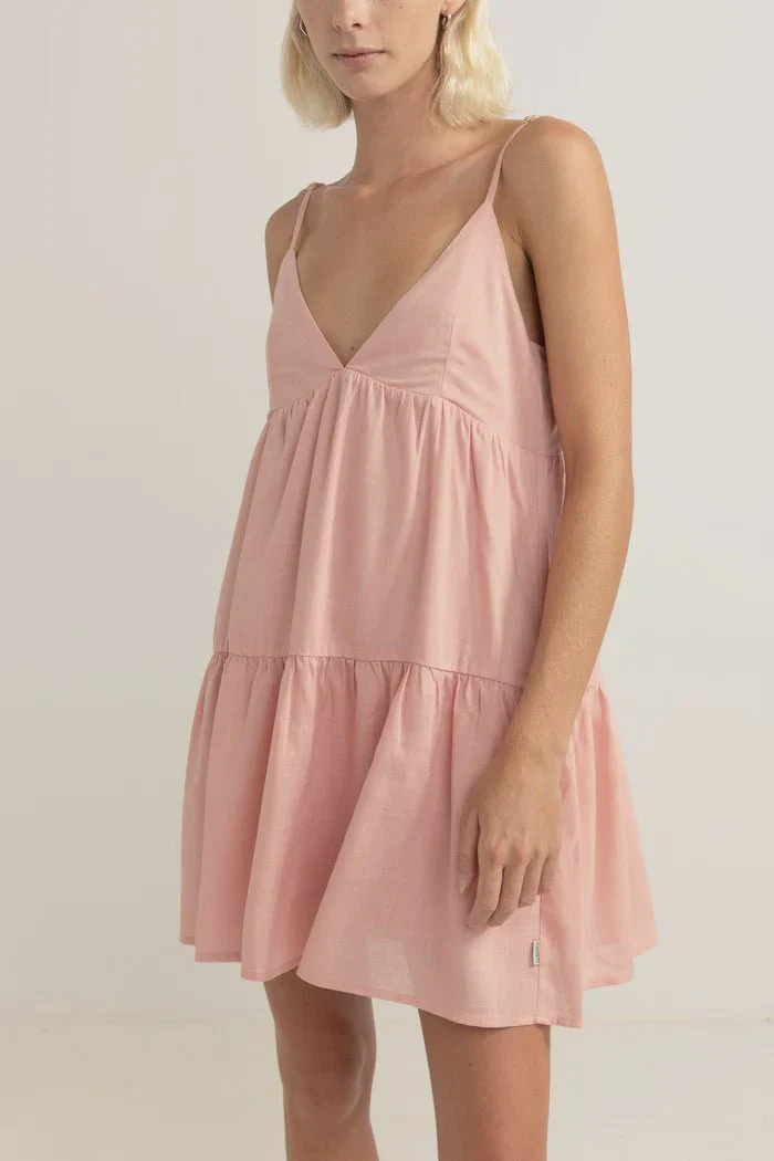 Rhythm Classic Tiered Mini Dress - Image 2