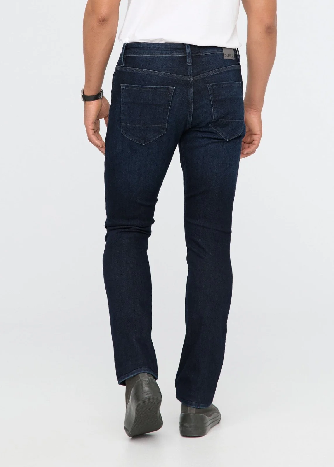 Duer Men's Tech fleece Denim Relaxed Taper - Image 4