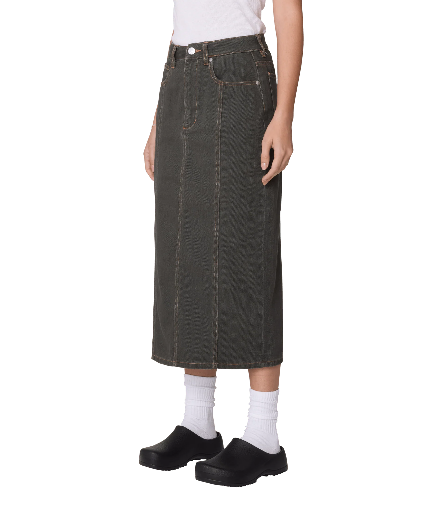 Obey Faye Panel Skirt - Image 2