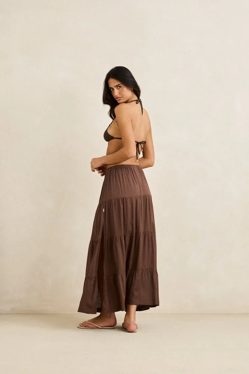Rhythm Classic Tiered Maxi Skirt - Image 14