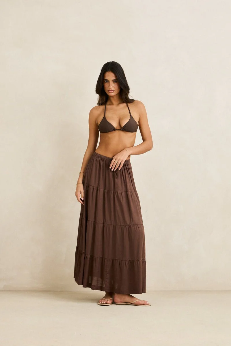 Rhythm Classic Tiered Maxi Skirt - Image 16