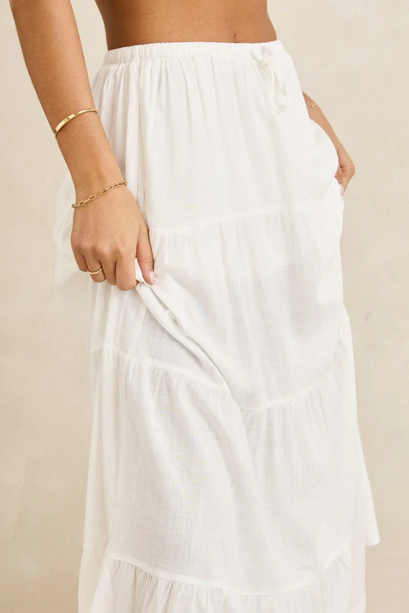 Rhythm Classic Tiered Maxi Skirt - Image 5