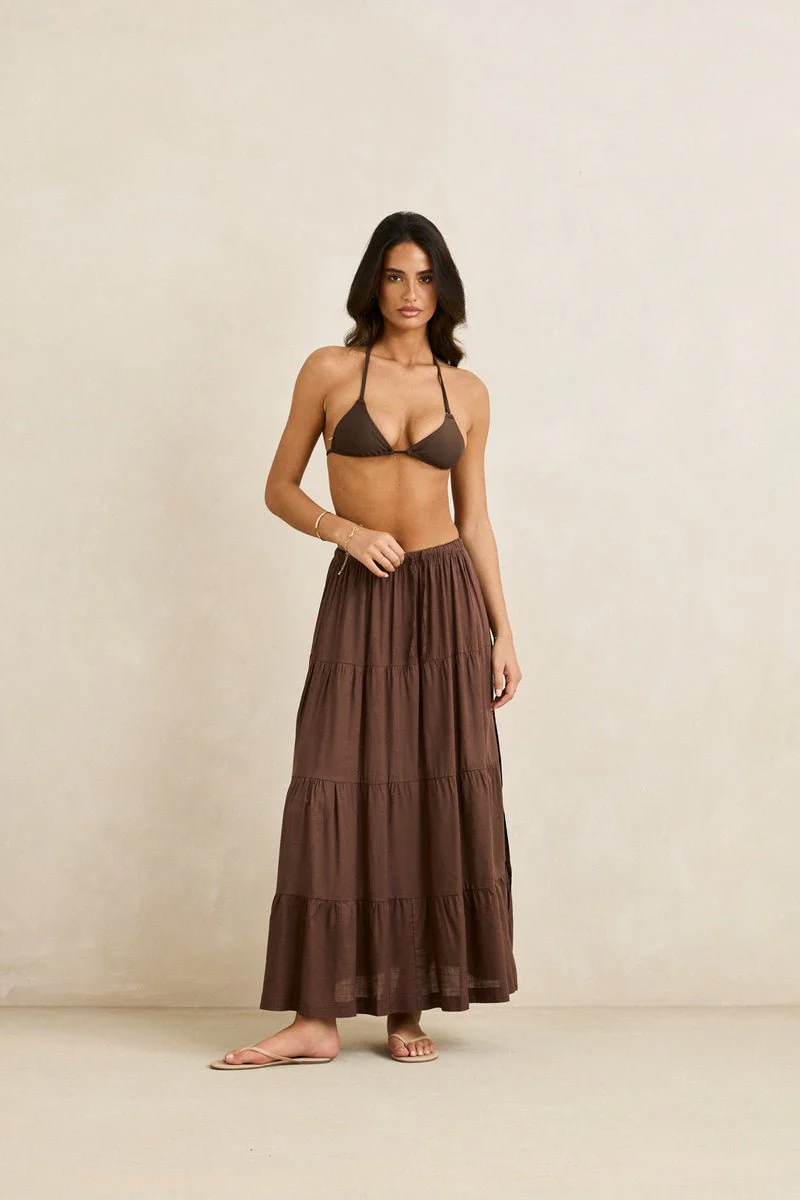 Rhythm Classic Tiered Maxi Skirt - Image 9