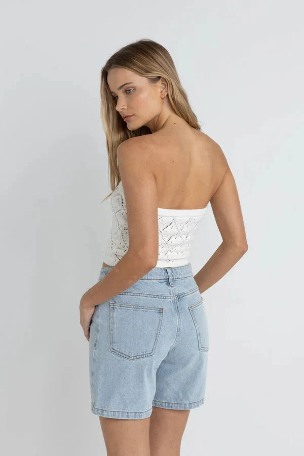 Rhythm Islander Strapless Knit Top - Image 3