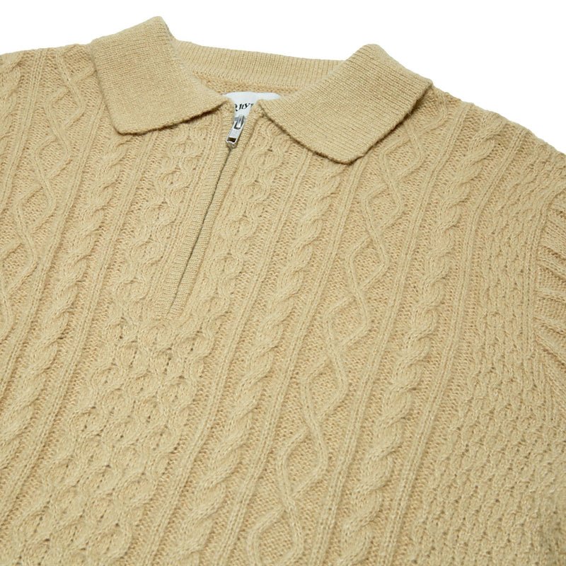 Rhythm Men's Mohair Quarter Zip Fisherman Knit - Image 5