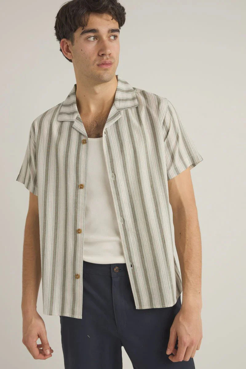 Rhythm Vacation Stripe SS Shirt