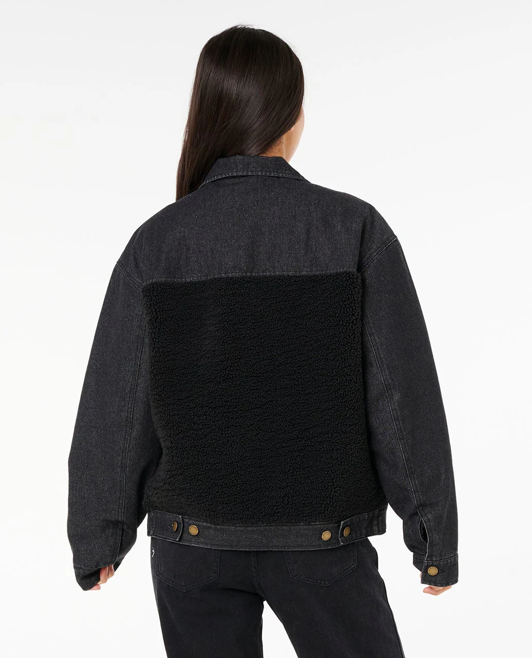 Rip Curl Women's Cruisin Sherpa Denim Jacket - Image 3