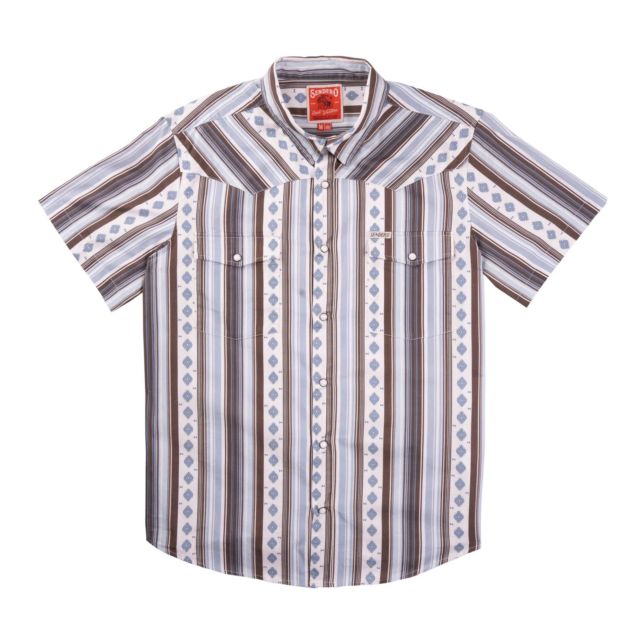 Sendero Serape Pearl Snap Short Sleeve - Image 6