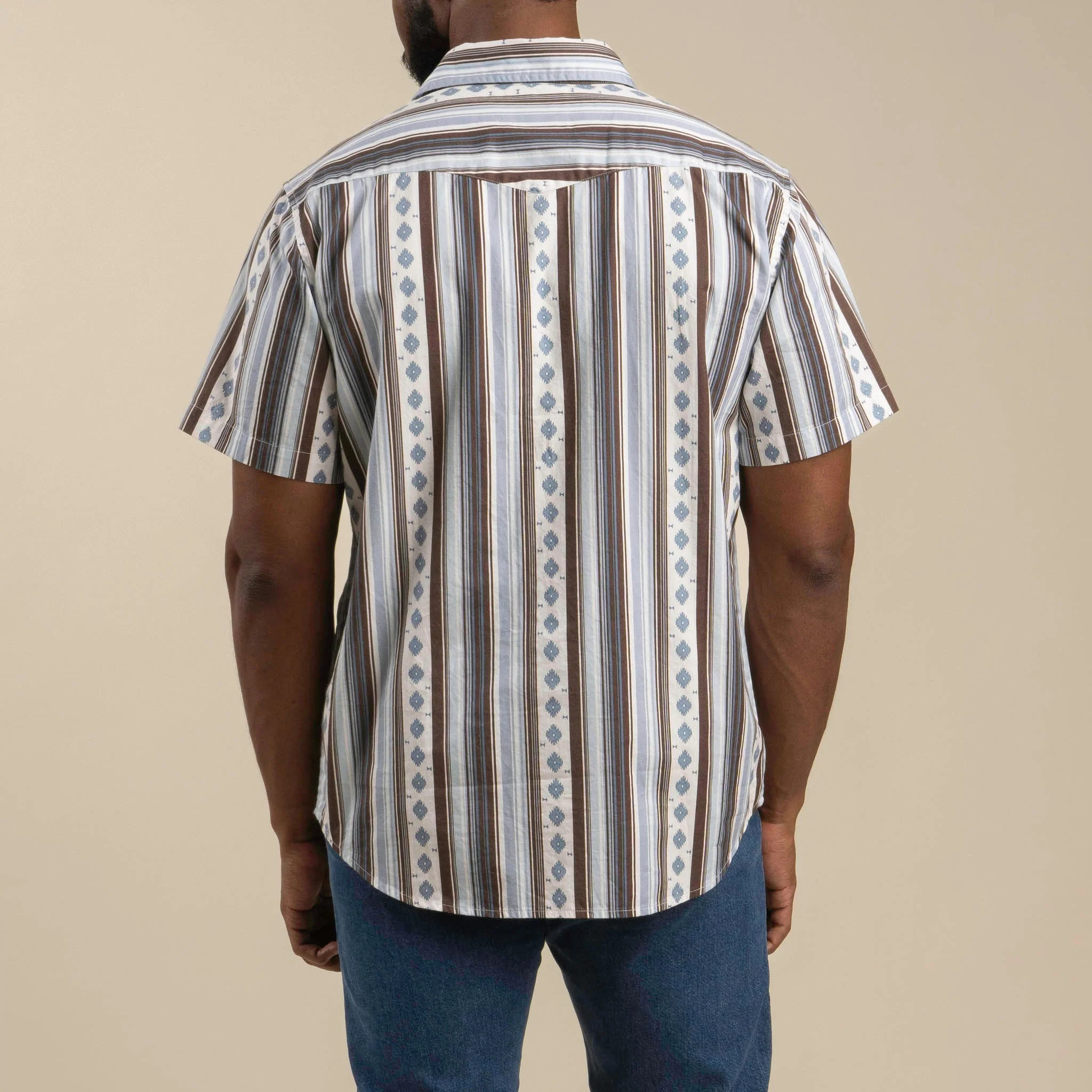 Sendero Serape Pearl Snap Short Sleeve - Image 9