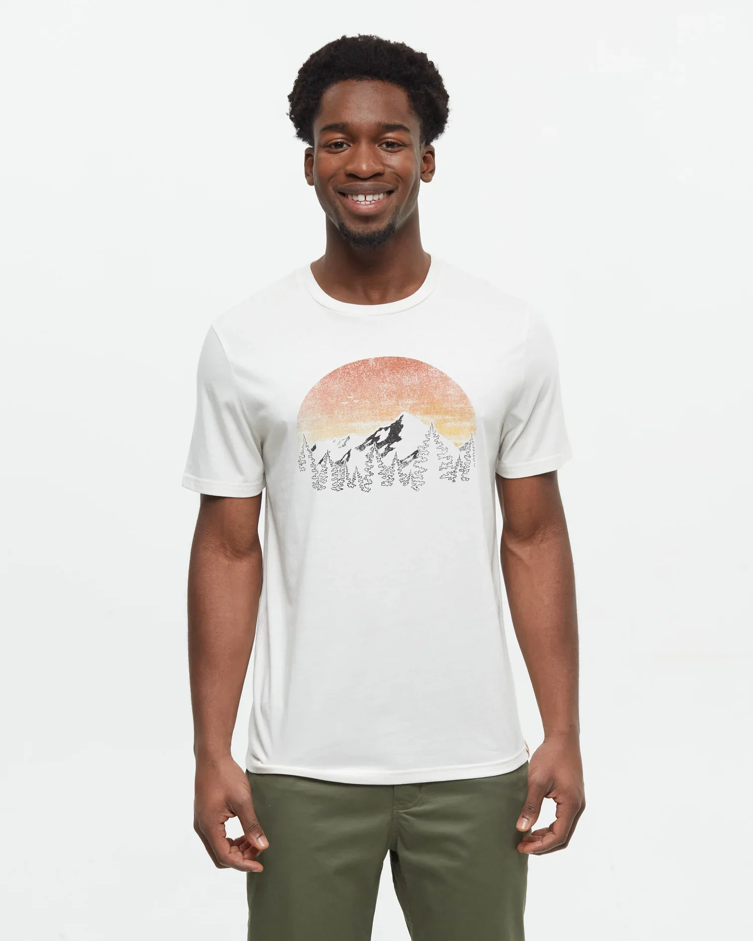 TenTree Men's Vintage Sunset T-Shirt - Image 3
