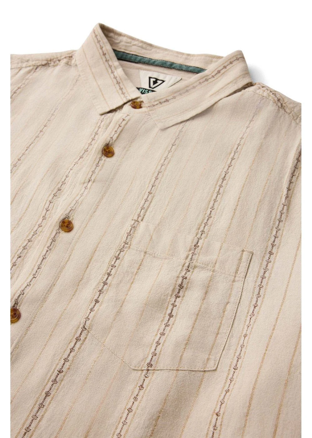 Vissla Linen Pin SS Shirt - Image 3