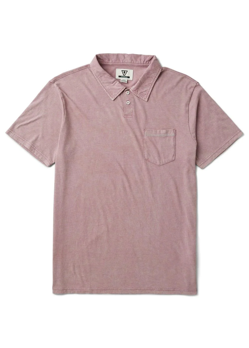 Vissla Solid Sets Cosmic Wash Polo Tee - Image 3