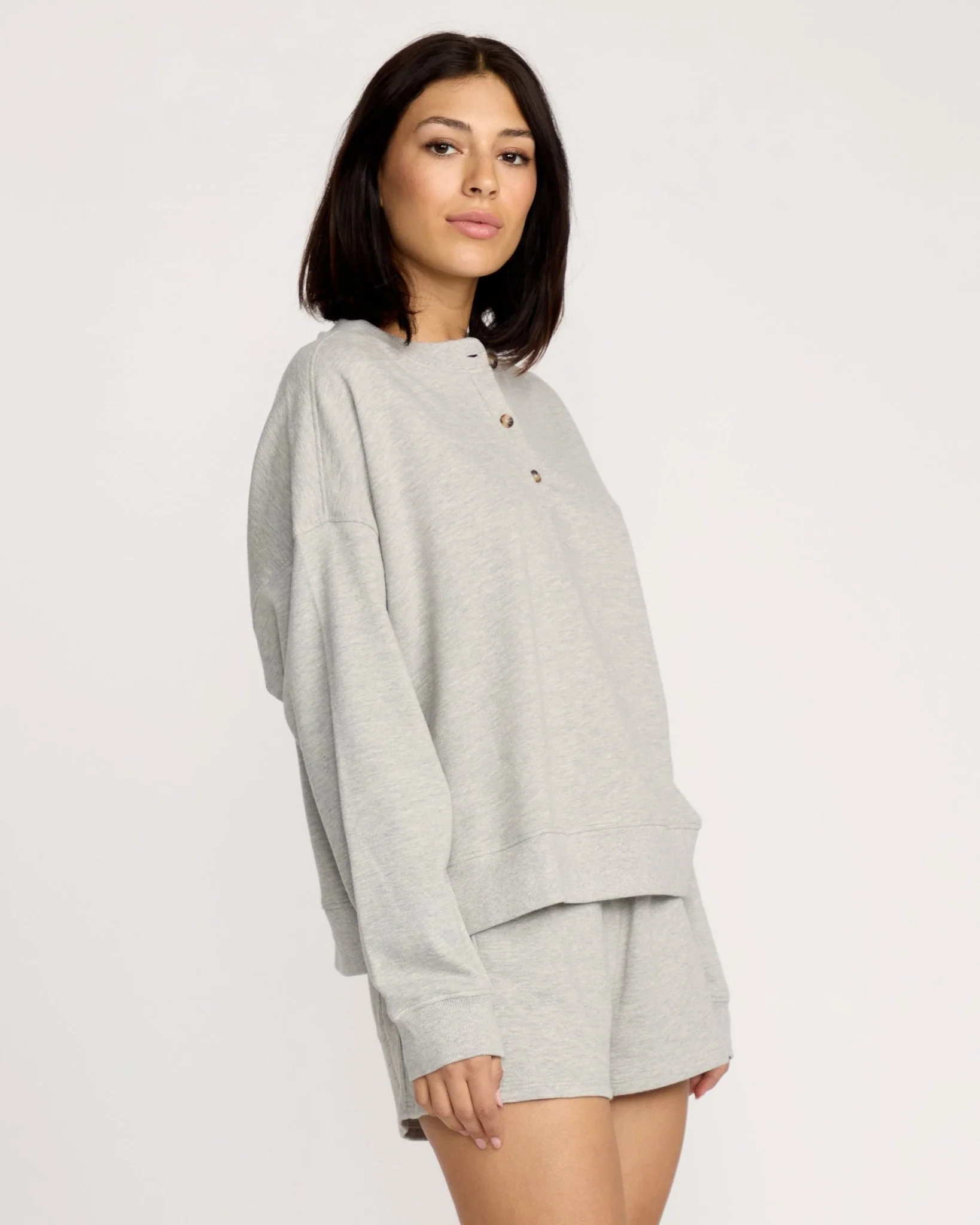 Volcom Lived In Fleece Henley - Image 2